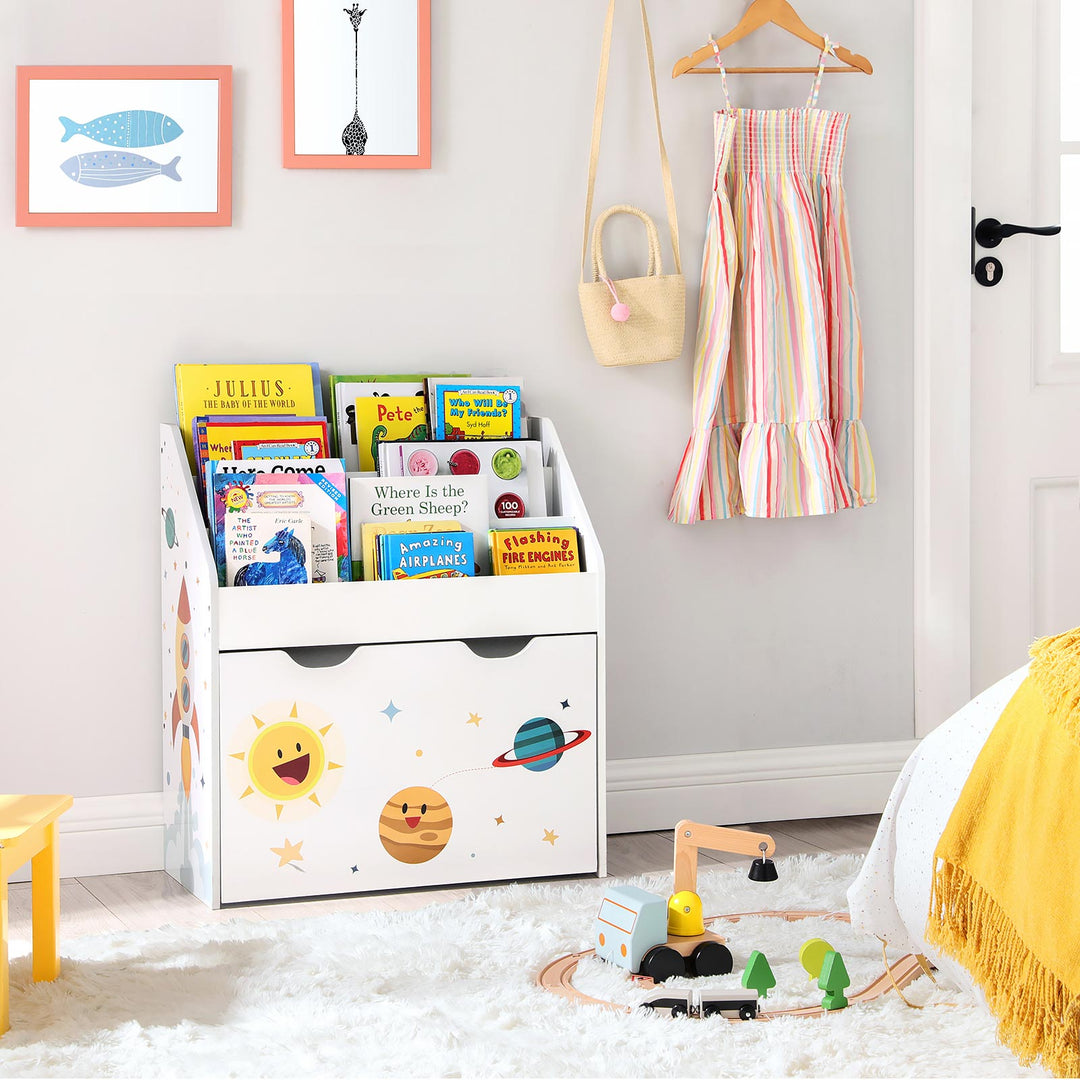 Toy Storage Shelf - White