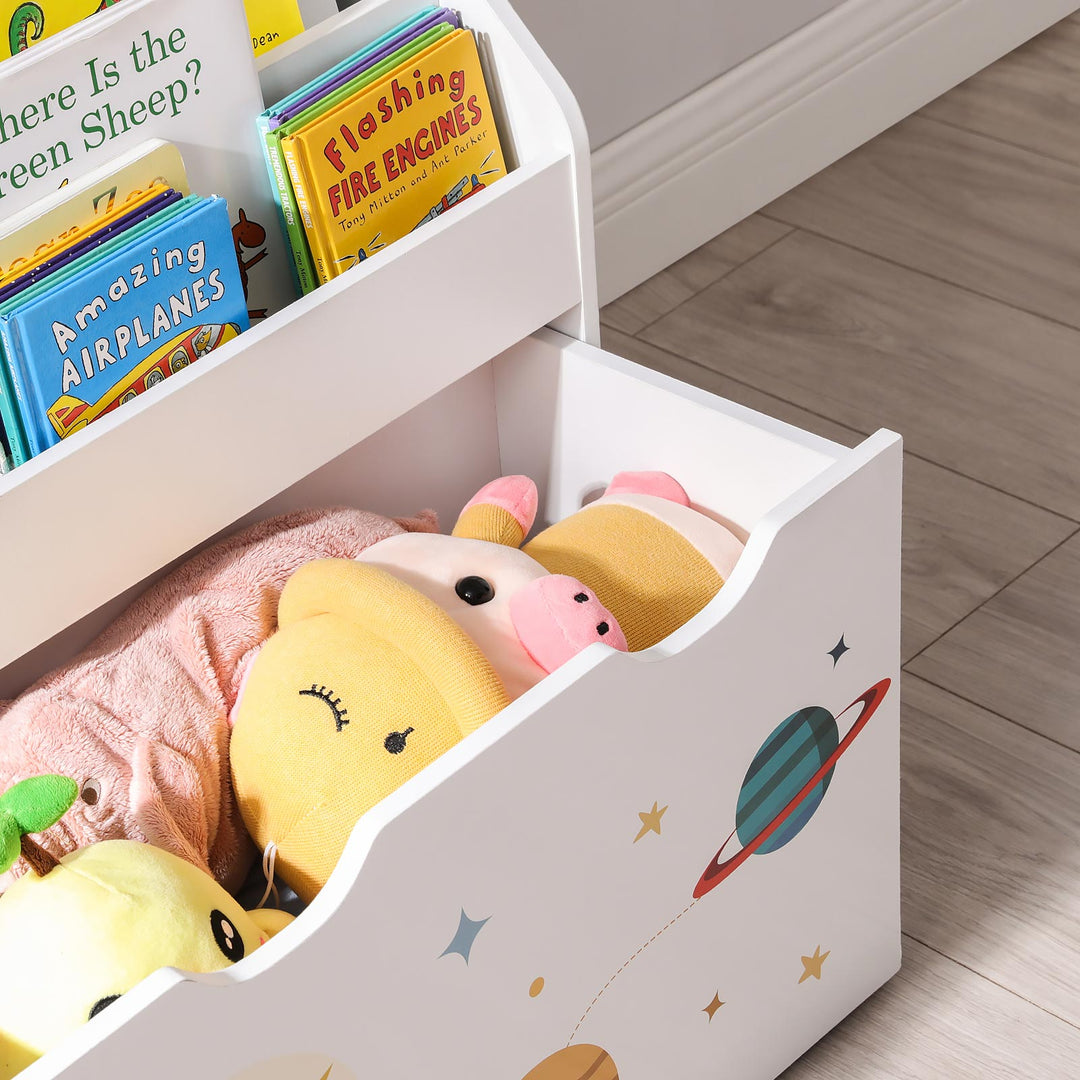 Toy Storage Shelf - White