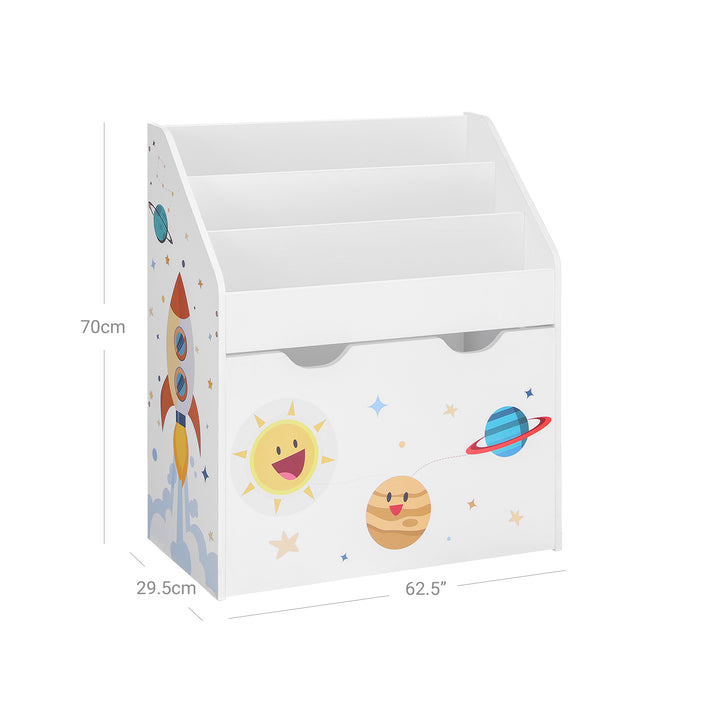 Toy Storage Shelf - White