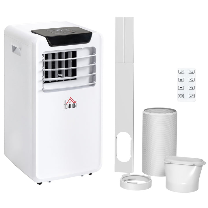 10000 BTU Mobile Portable Air Conditioner Cooling Dehumidifying Unit with remote, White