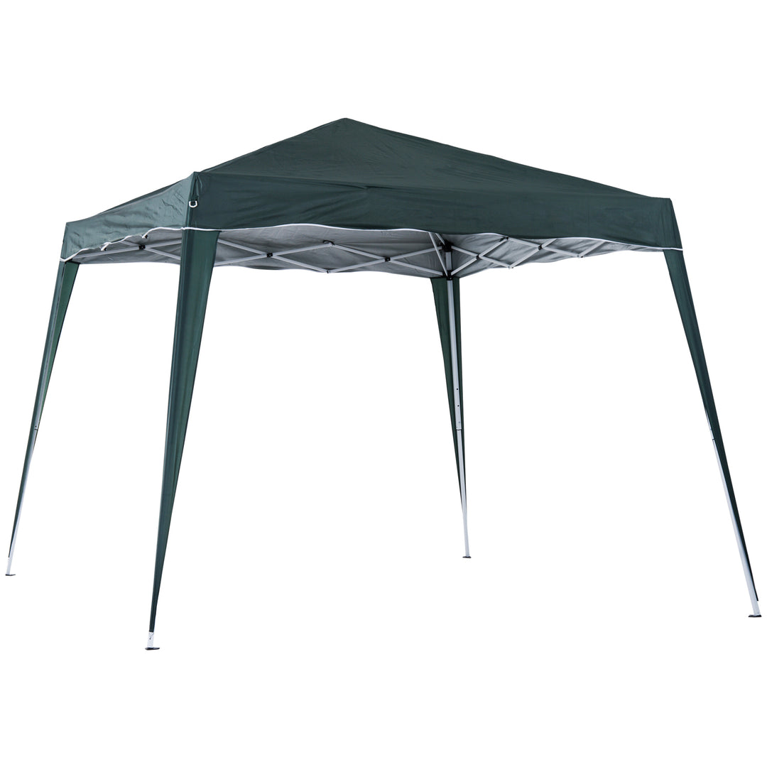 Pop-Up Tent,  3Lx3Wx2.4H m-Green