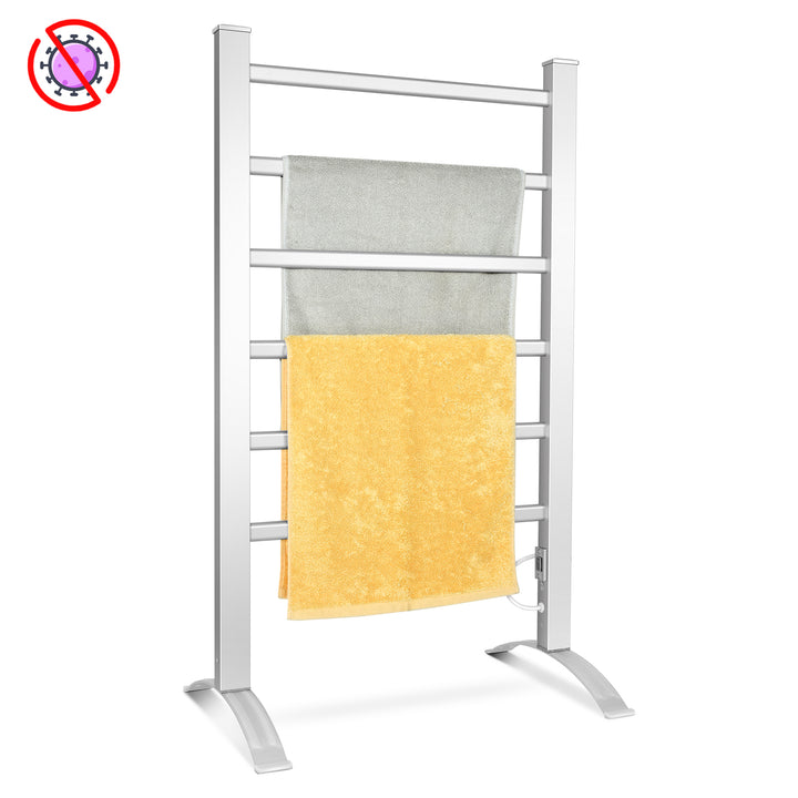 2-in-1 Electric Towel Warmer with 6 Bars