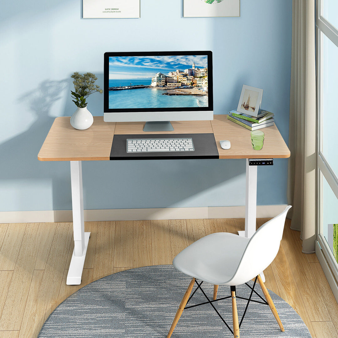 Electric Height Adjustable Standing Desk - Natural