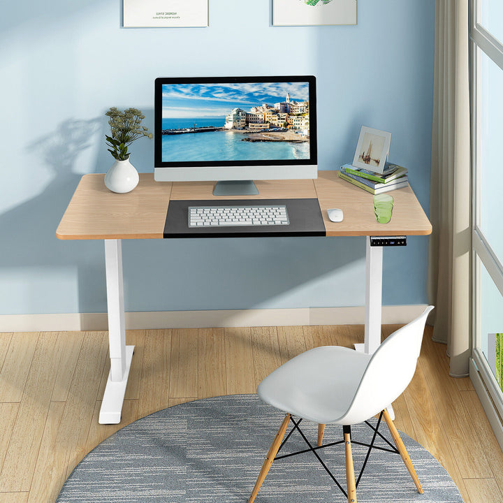 Electric Height Adjustable Standing Desk - Natural