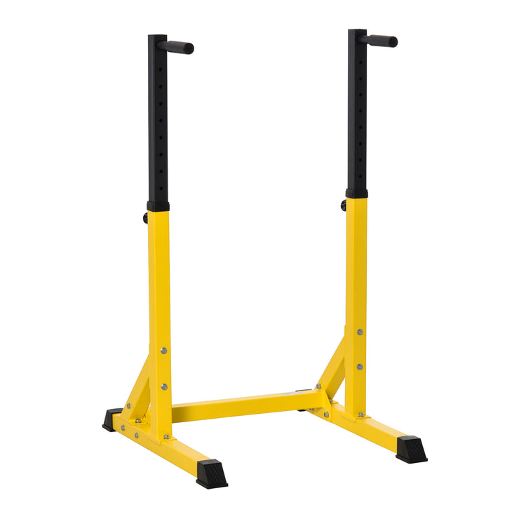 Dip Station Chin Up Parallel Bars Pull Up Power Tower Home Gym Workout Bicep Tricep Fitness Equipment Height Adjustable