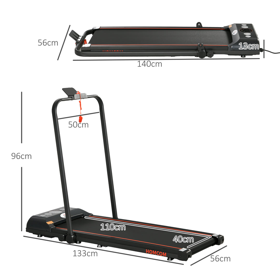 Folding Walking Treadmill for Home, Office, Fitness Studio, Training Room Aerobic Walking Exercise Machine LED Display