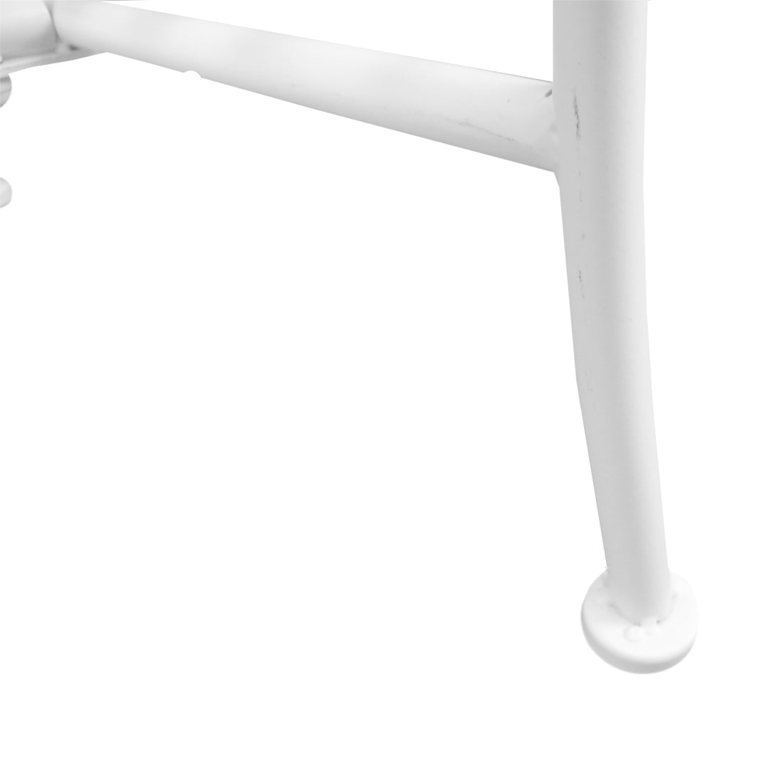 Metal Bench-White