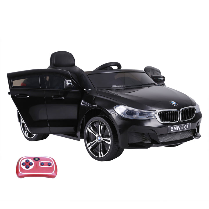 Kids Electric Ride On Car 6V Licensed BMW 6GT W/ Remote-Black