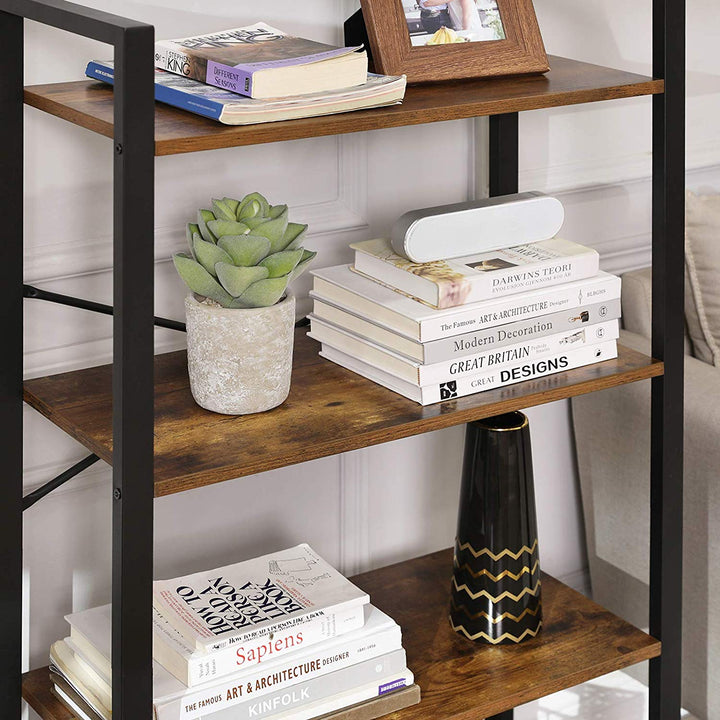 Industrial Ladder shelf Bookcase