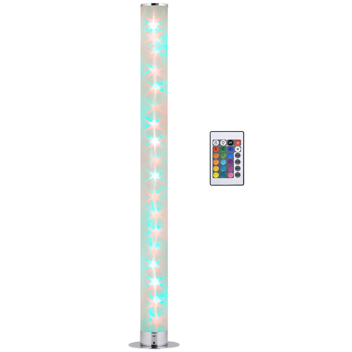 RGB Floor Lamps, Dimmable Corner Lamp with Remote Control & 16 Colours Effects, LED Modern Mood Lighting for Living Room Bedroom Gaming Room