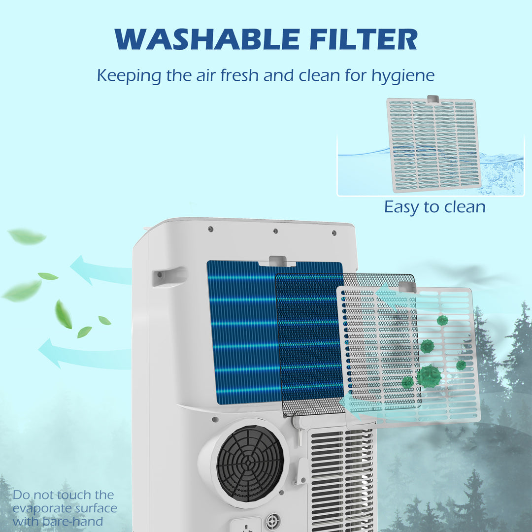 Mobile Air Conditioner, Smart Home WiFi, with Dehumidifier and Fan