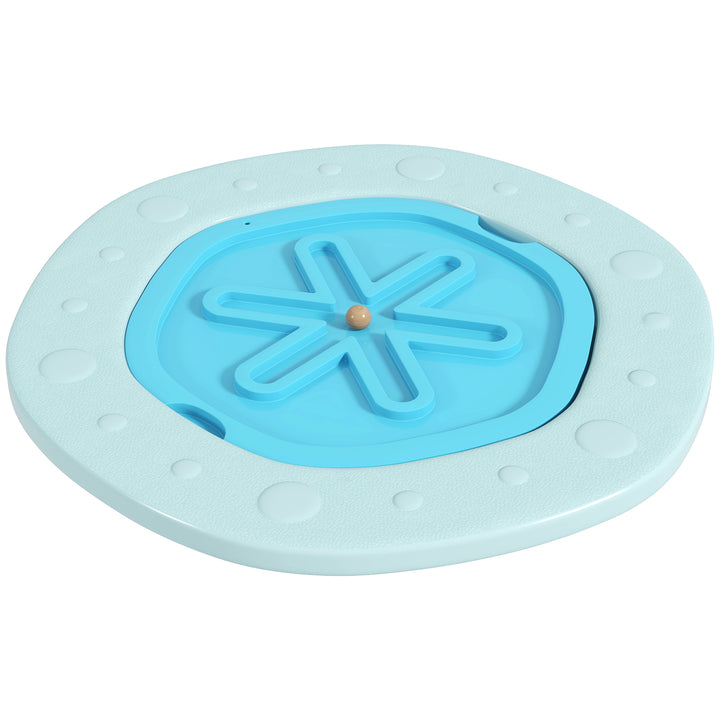 Two-In-One Balance Board, Kids Wobble Board with Ball - Blue