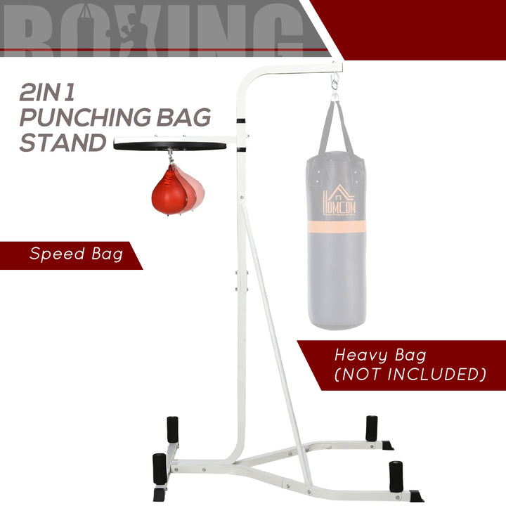 Free-Standing Speed Bag Boxing Platform Punch Bag Fitness Station Stand