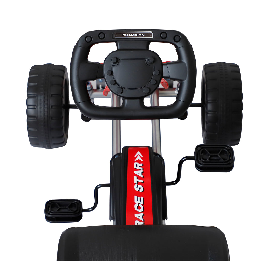 Kids Children Pedal Go Kart Ride On Car Toys Scooter Black &amp; Red