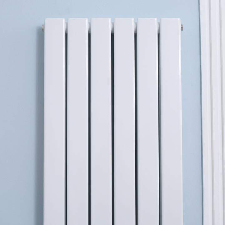 Wall-mounted Heater Water-filled Heat , Centralised Space Heater, Horizontal Designer Radiators, for Bedroom Home Office, White
