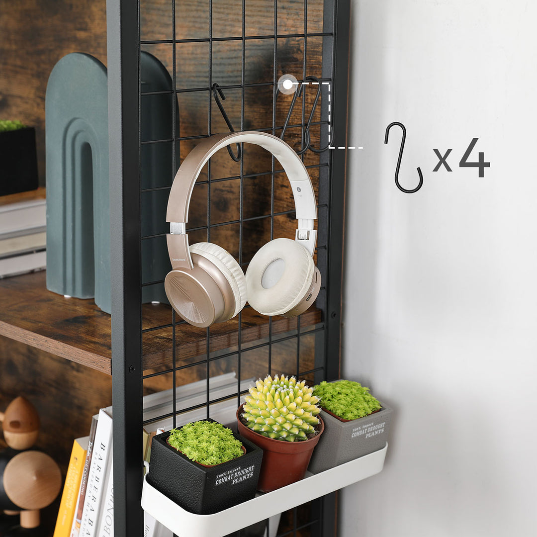 S-Shaped Hooks Bookcase