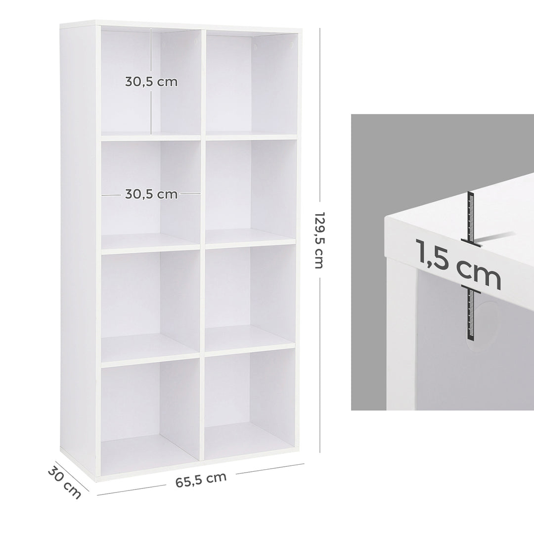 8 Cubes Storage Bookshelf