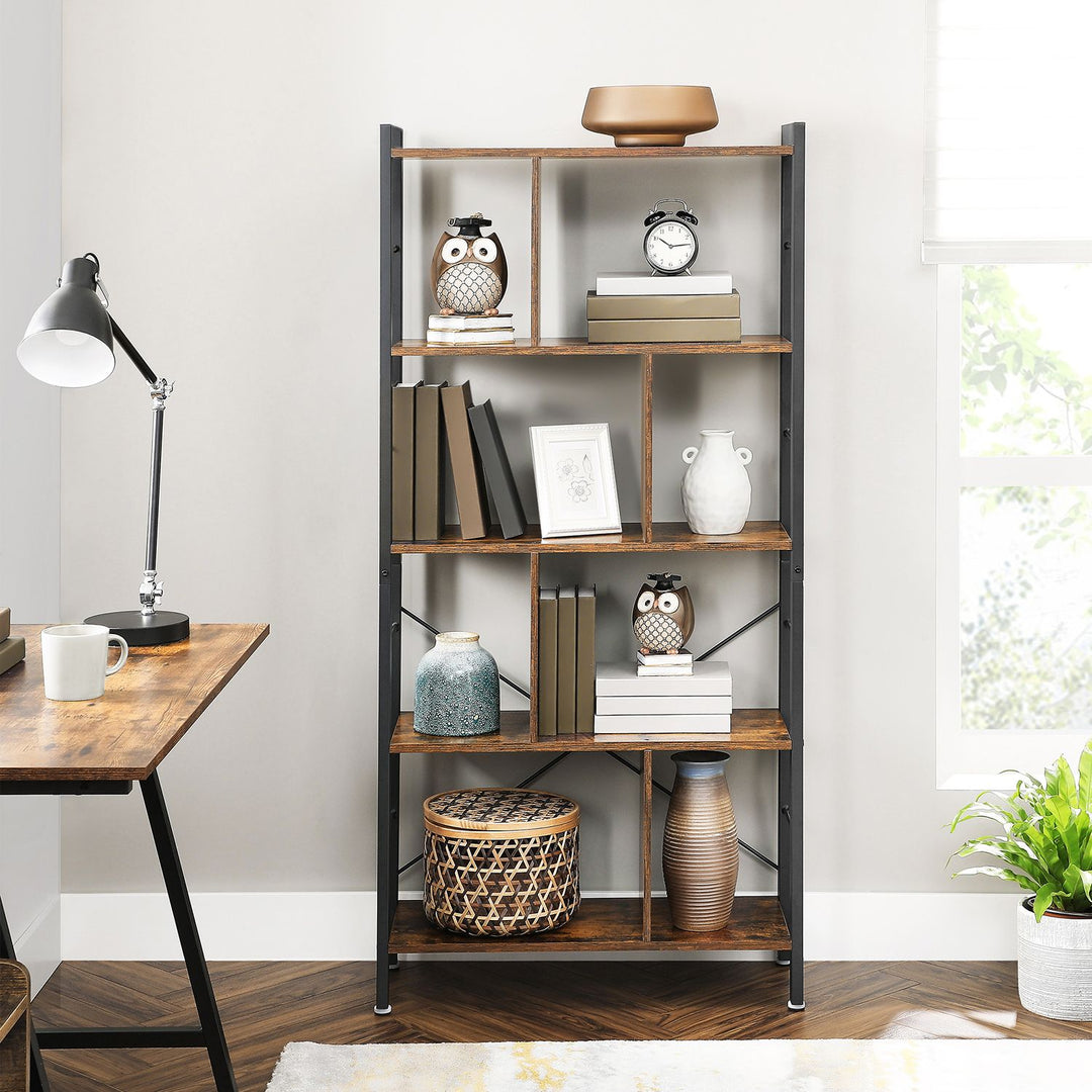 4 Tier Industrial Bookshelf