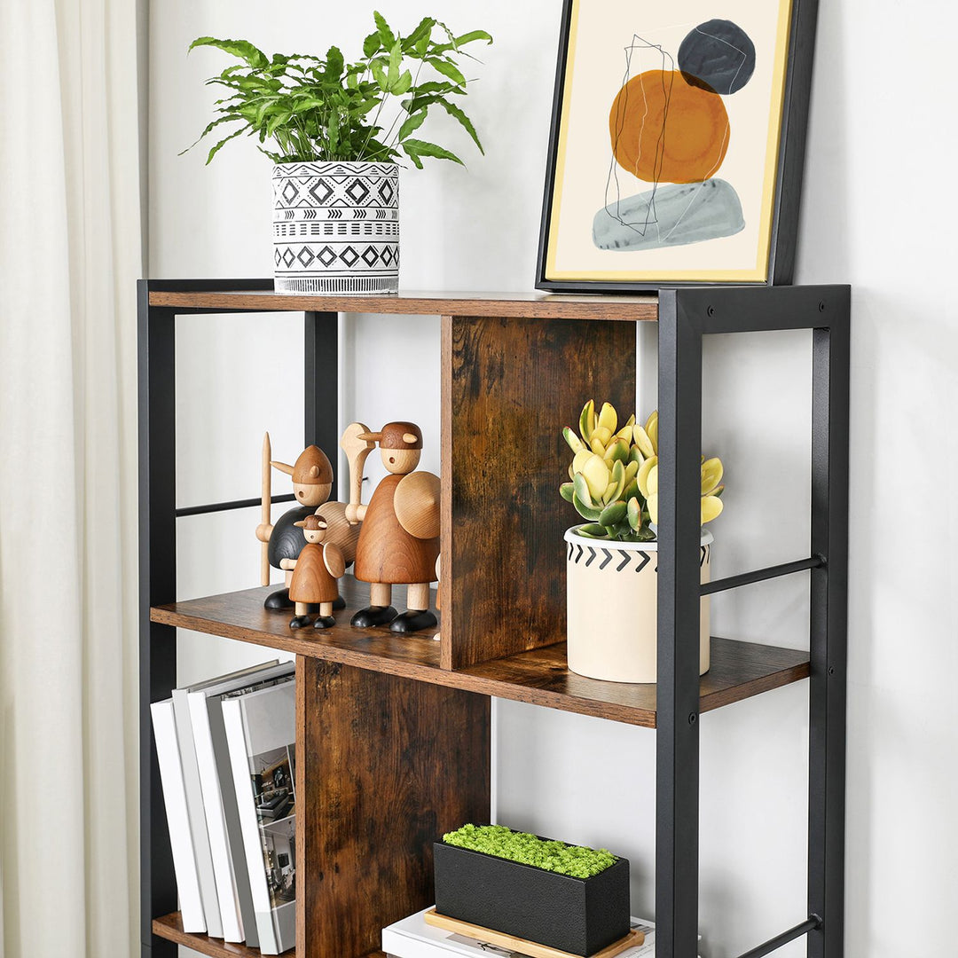 4 Tier Industrial Bookshelf