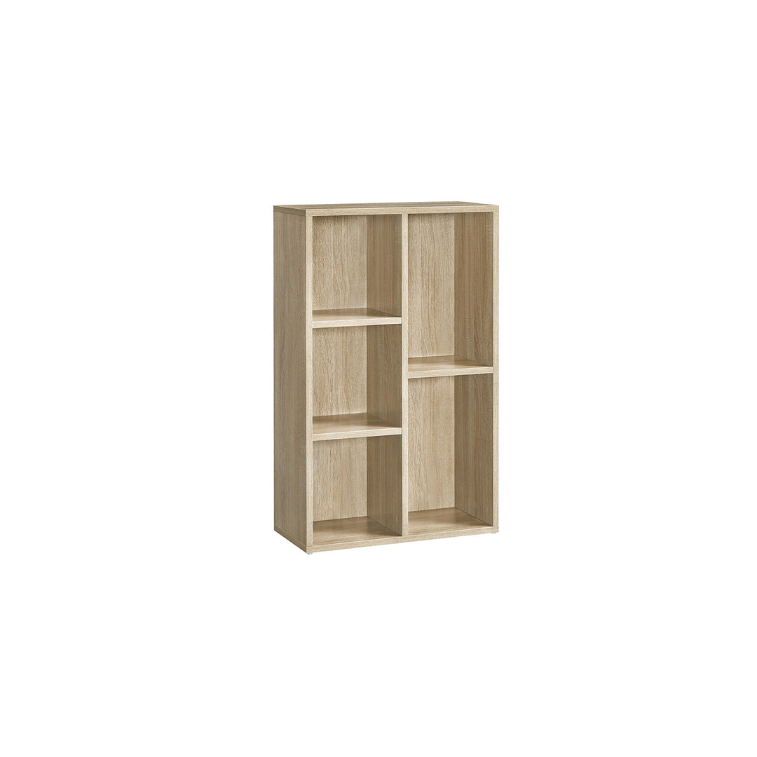 Wooden 5-Grid Bookcase