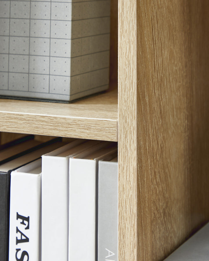 Wooden 5-Grid Bookcase