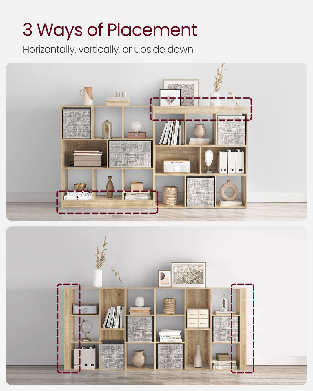 Wooden Display Bookcase