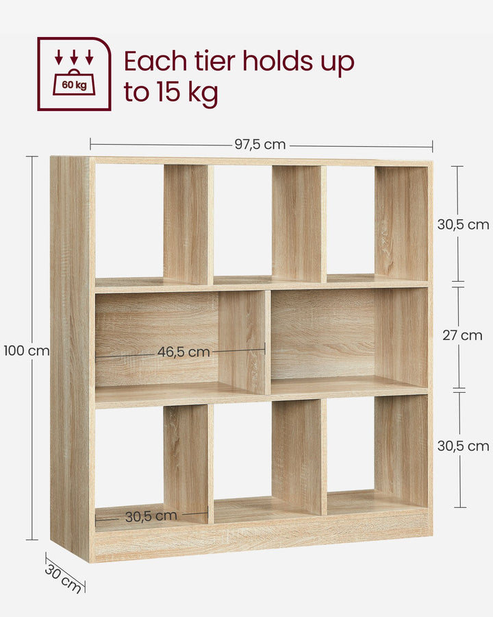 Wooden Display Bookcase