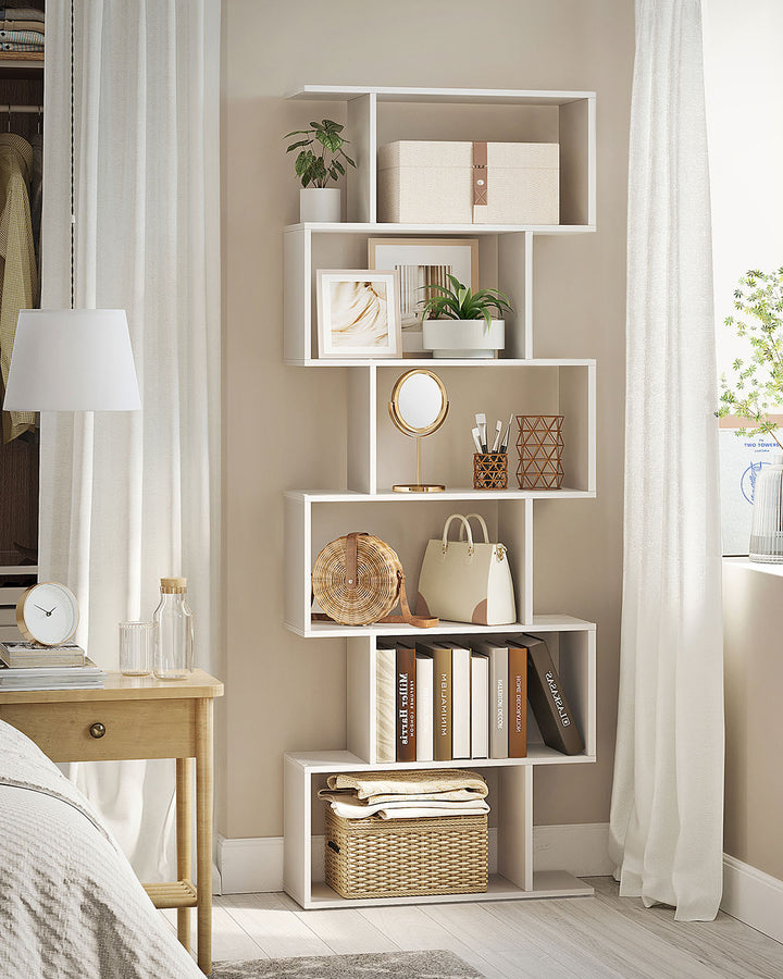 Wooden Cube Display Shelf