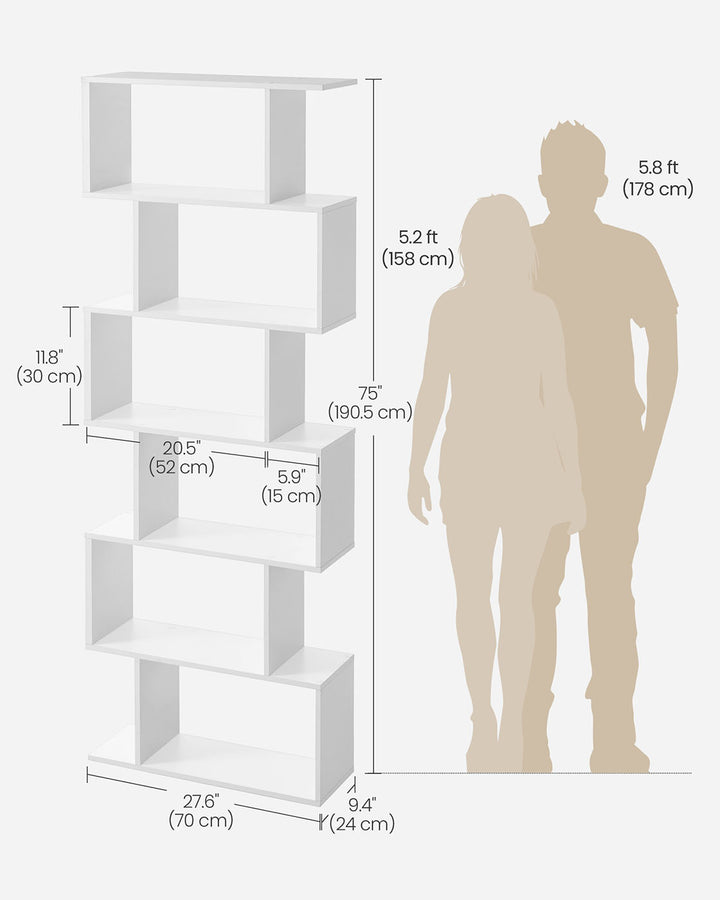 Wooden Cube Display Shelf