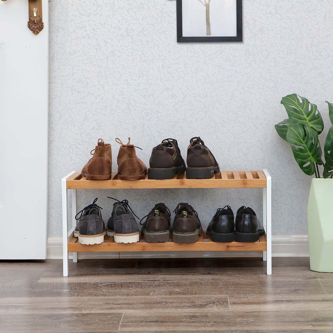2-Tier Bamboo Rack