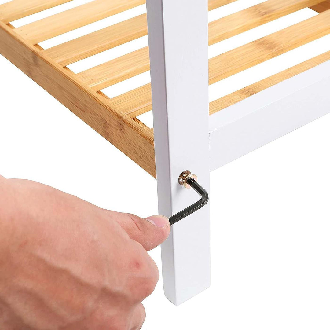 2-Tier Bamboo Rack