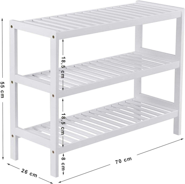 Bamboo Shoe Rack