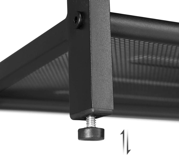 Mesh Shelves Shoe Bench