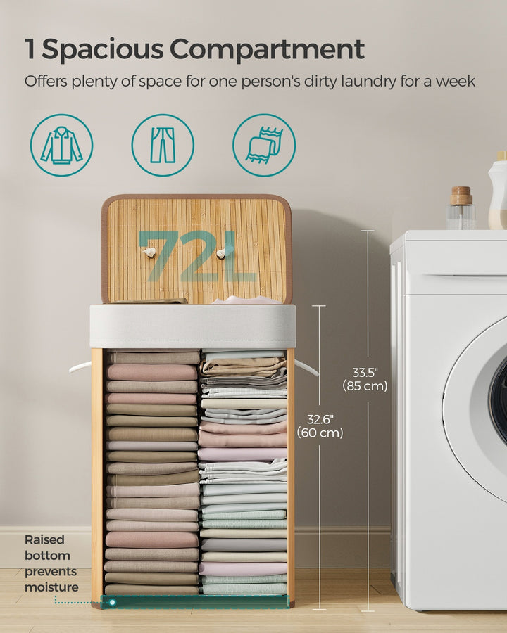 Bamboo Laundry Hamper