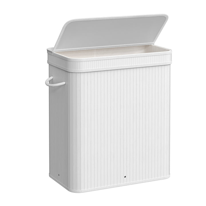 Laundry Hamper with Lid and Handles -Grey