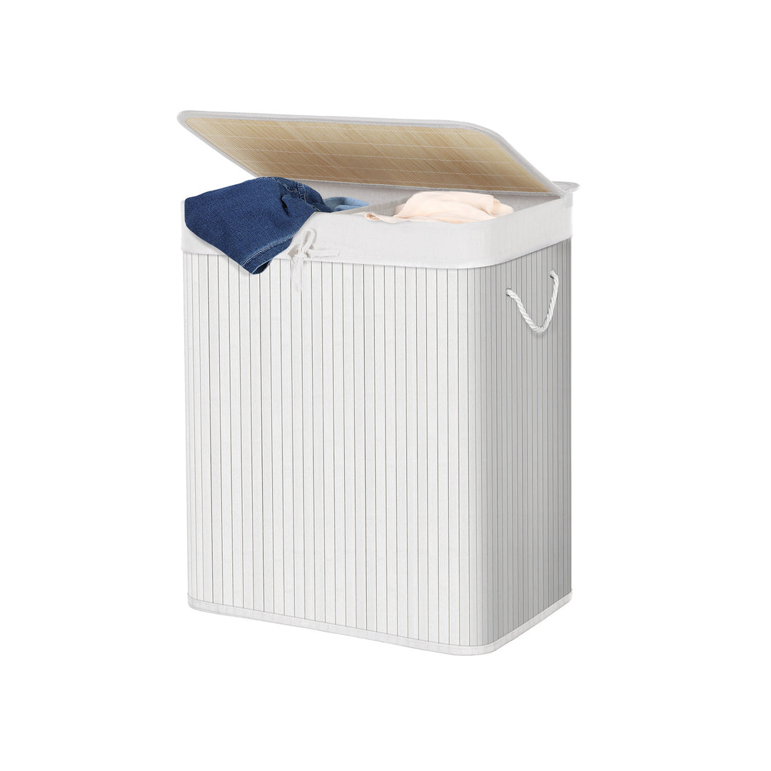 2 Sections Laundry Basket