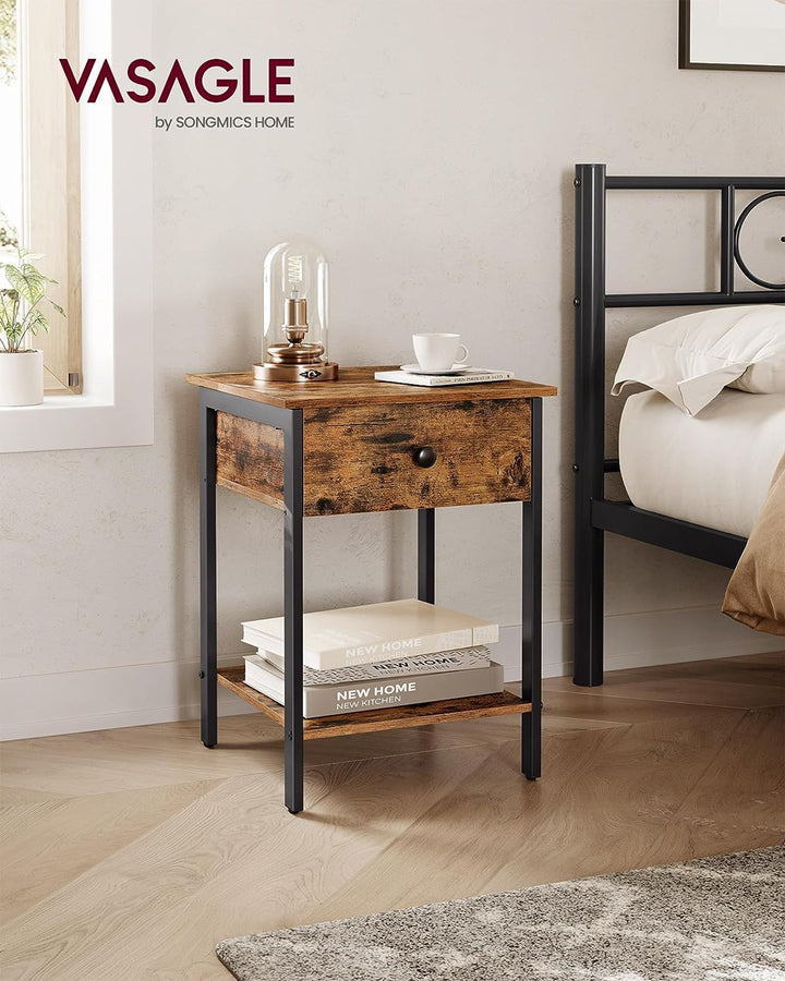 Rustic Brown Nightstand