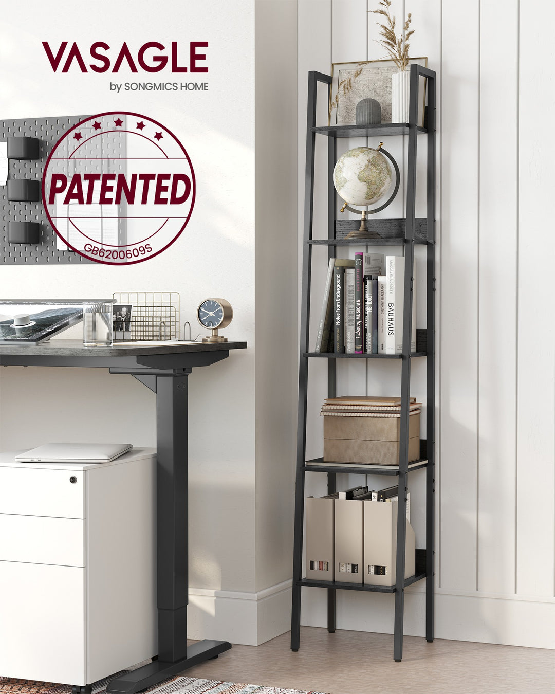 5-Tier Narrow Shelf