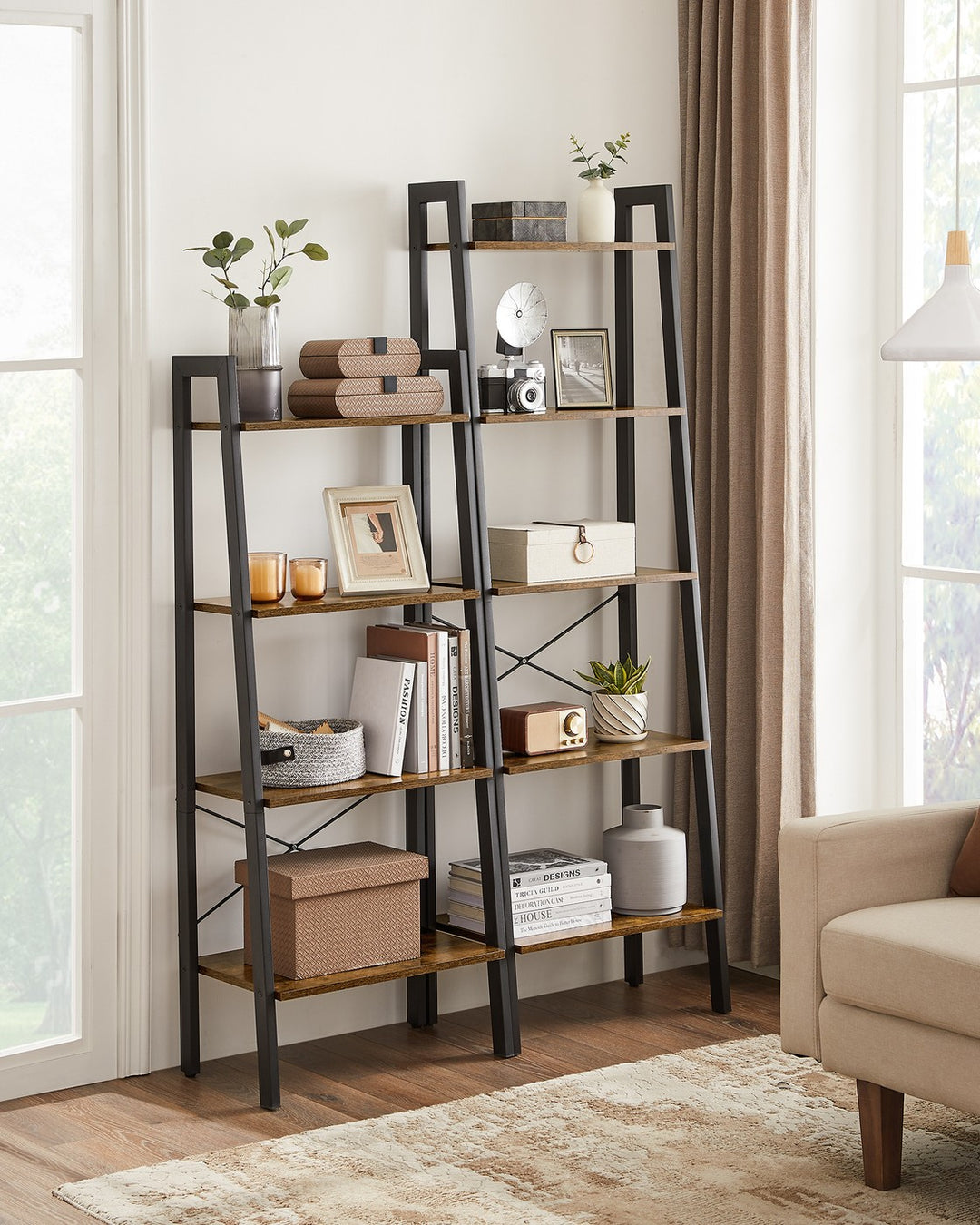 4 Tiers Ladder Shelf