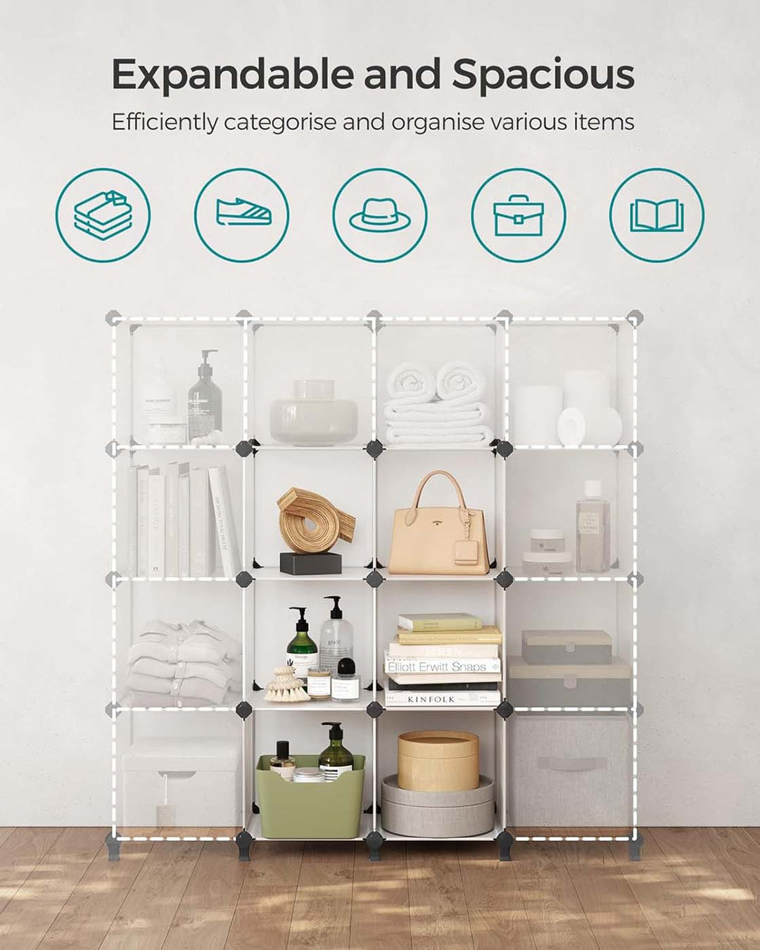 Folding Wardrobe Organisers