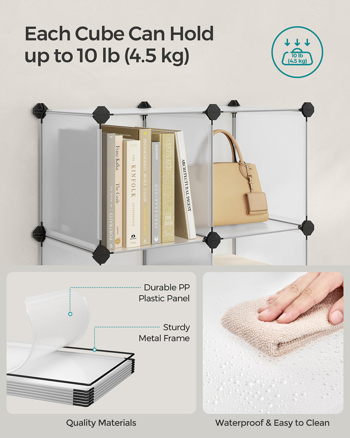 9 Cube Storage Organiser