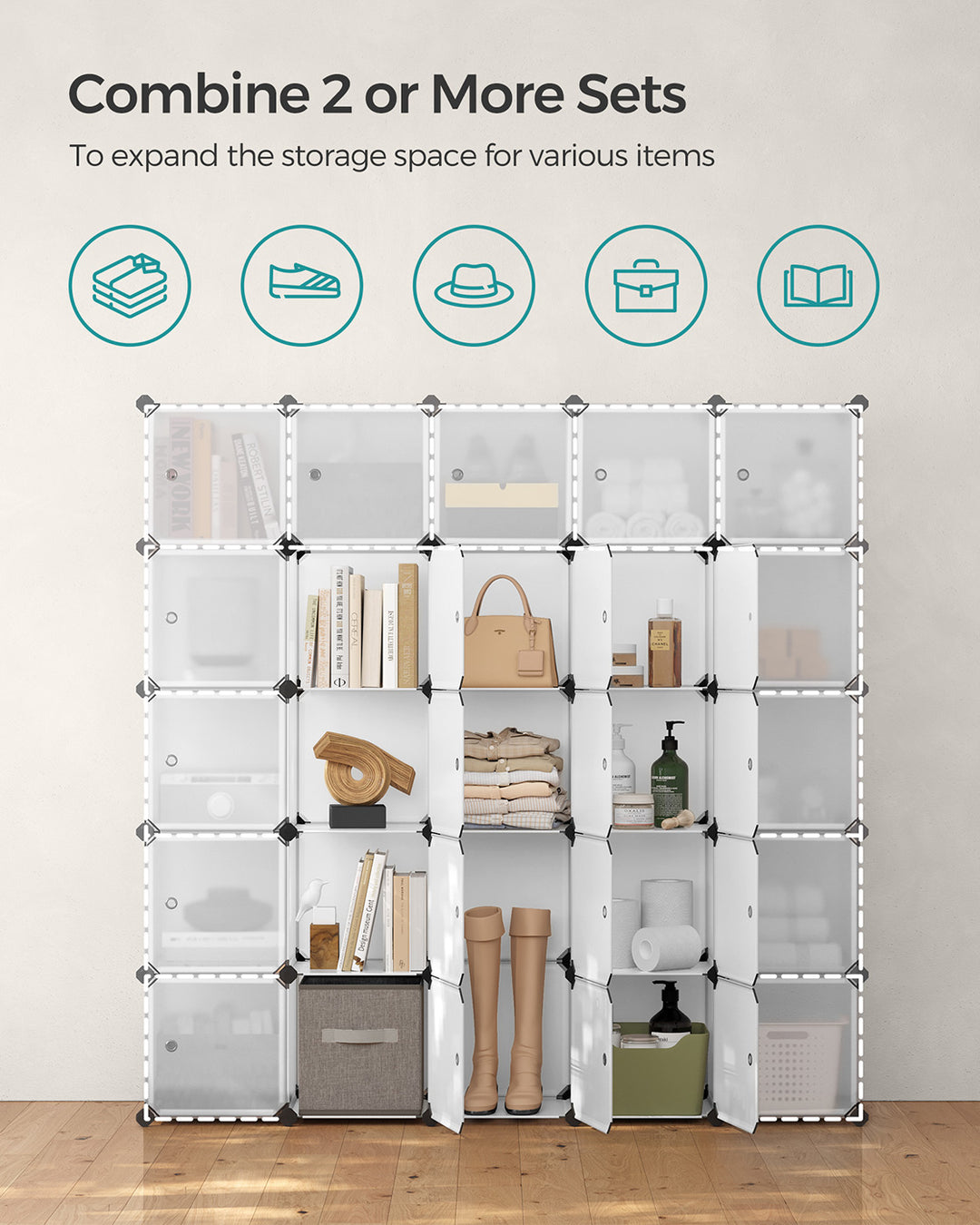 9 Cube Storage Organiser