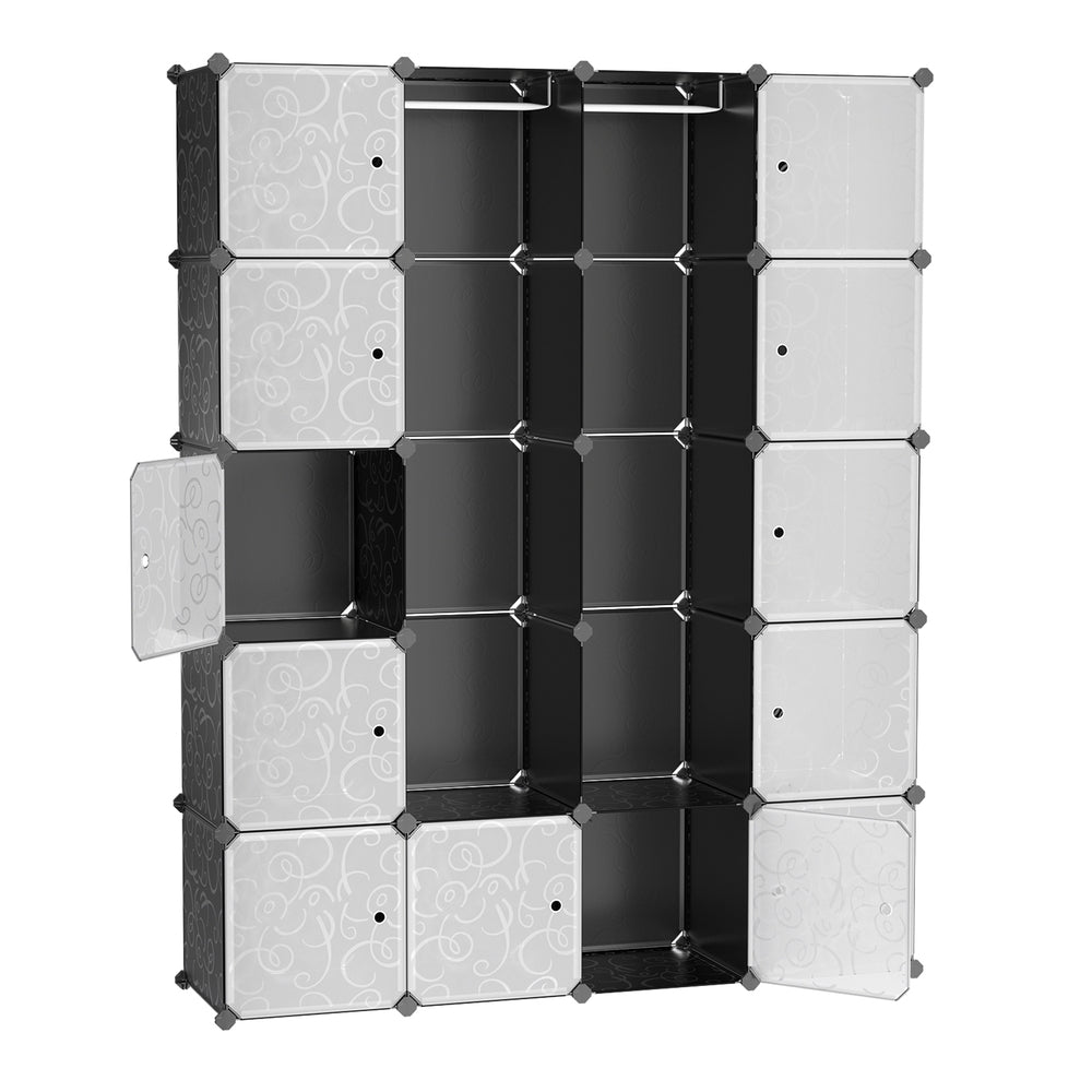 Wardrobe with Clothes Rail