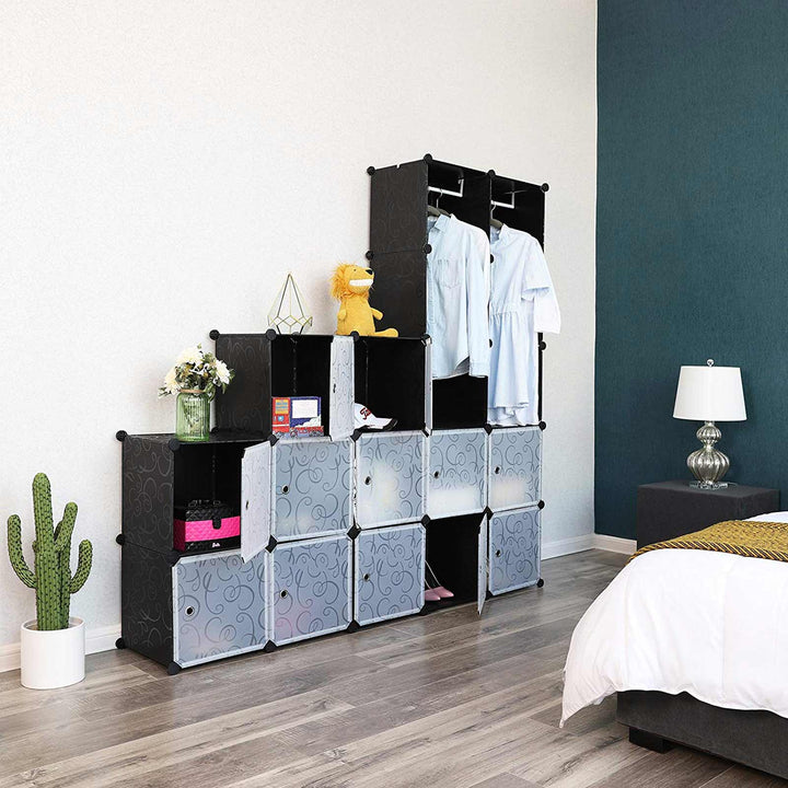 Wardrobe with Clothes Rail
