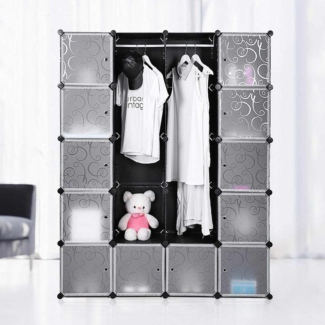 Wardrobe with Clothes Rail