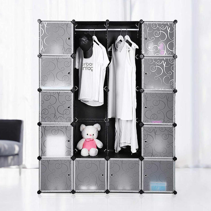 Wardrobe with Clothes Rail