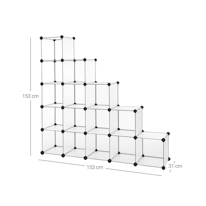 16 Cubes Shoe Rack