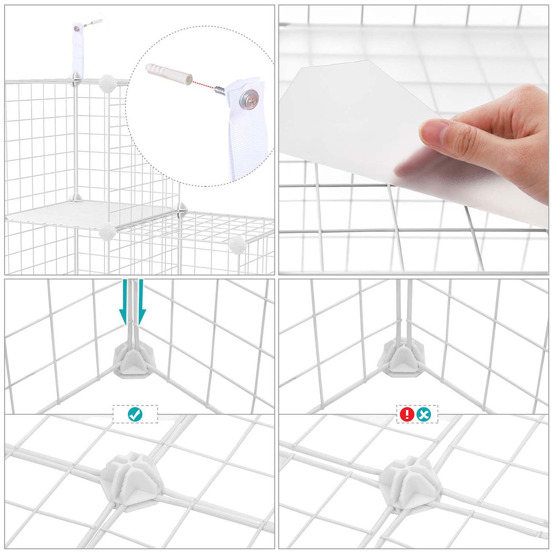 16 Mesh Cubes Organiser