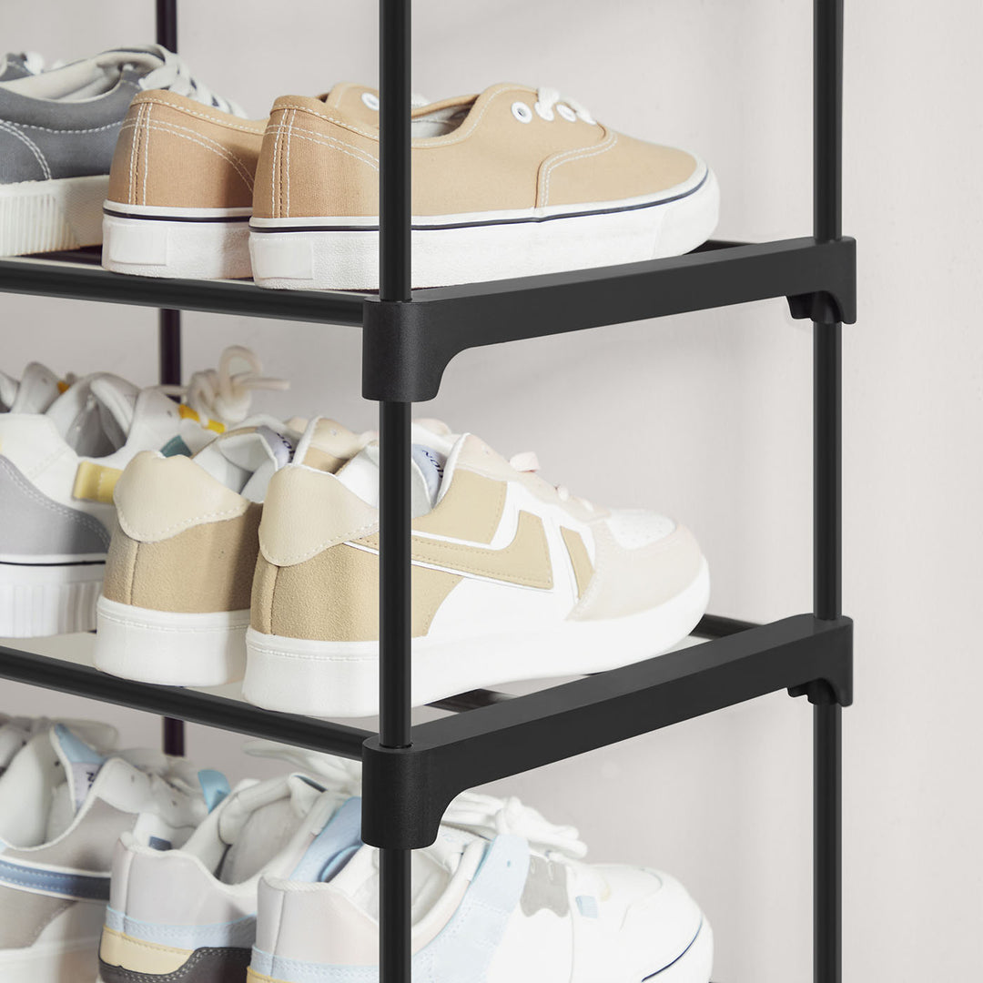 Slatted Metal Shoe Rack