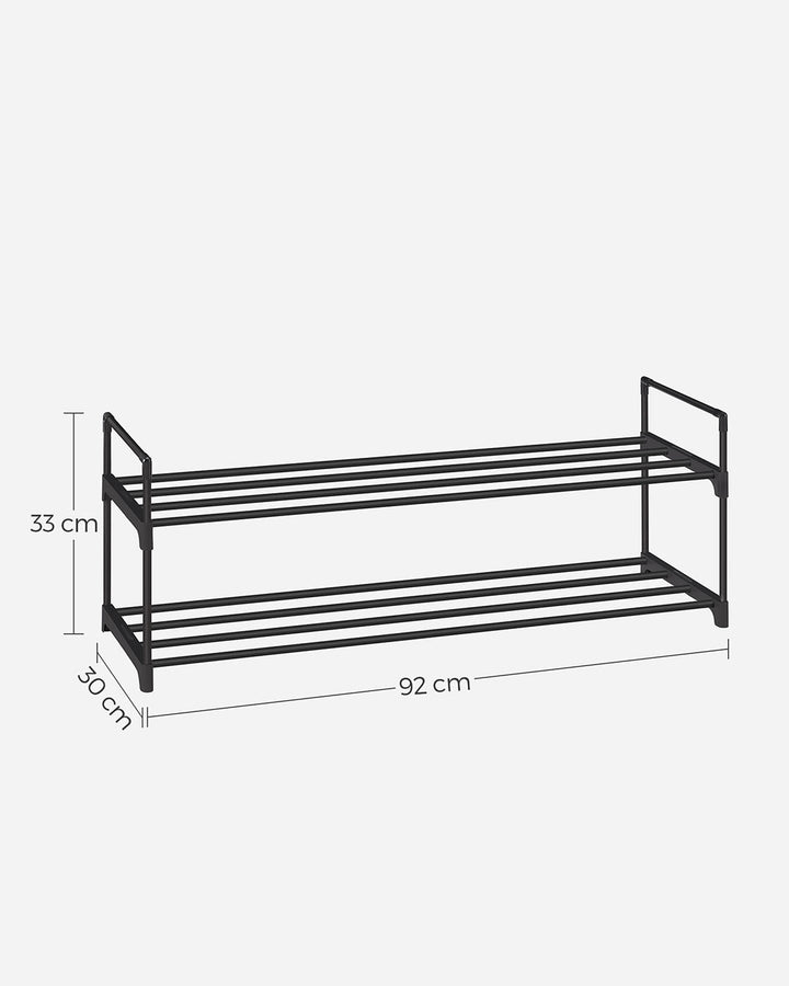 Slatted Metal Shoe Rack